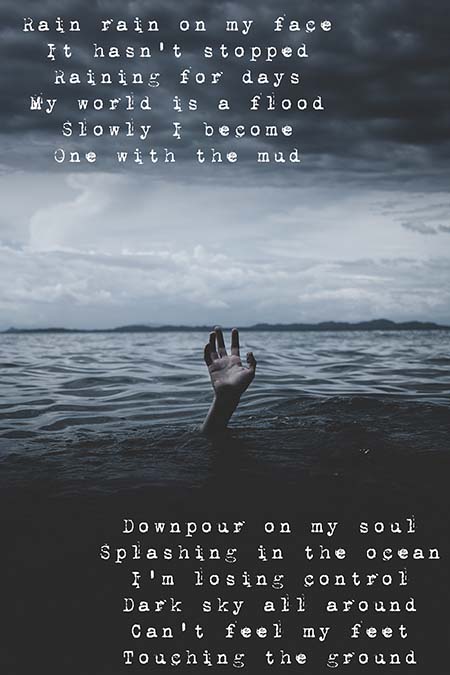 photo by Ian Espinosa - words from "Flood" by Jars of Clay